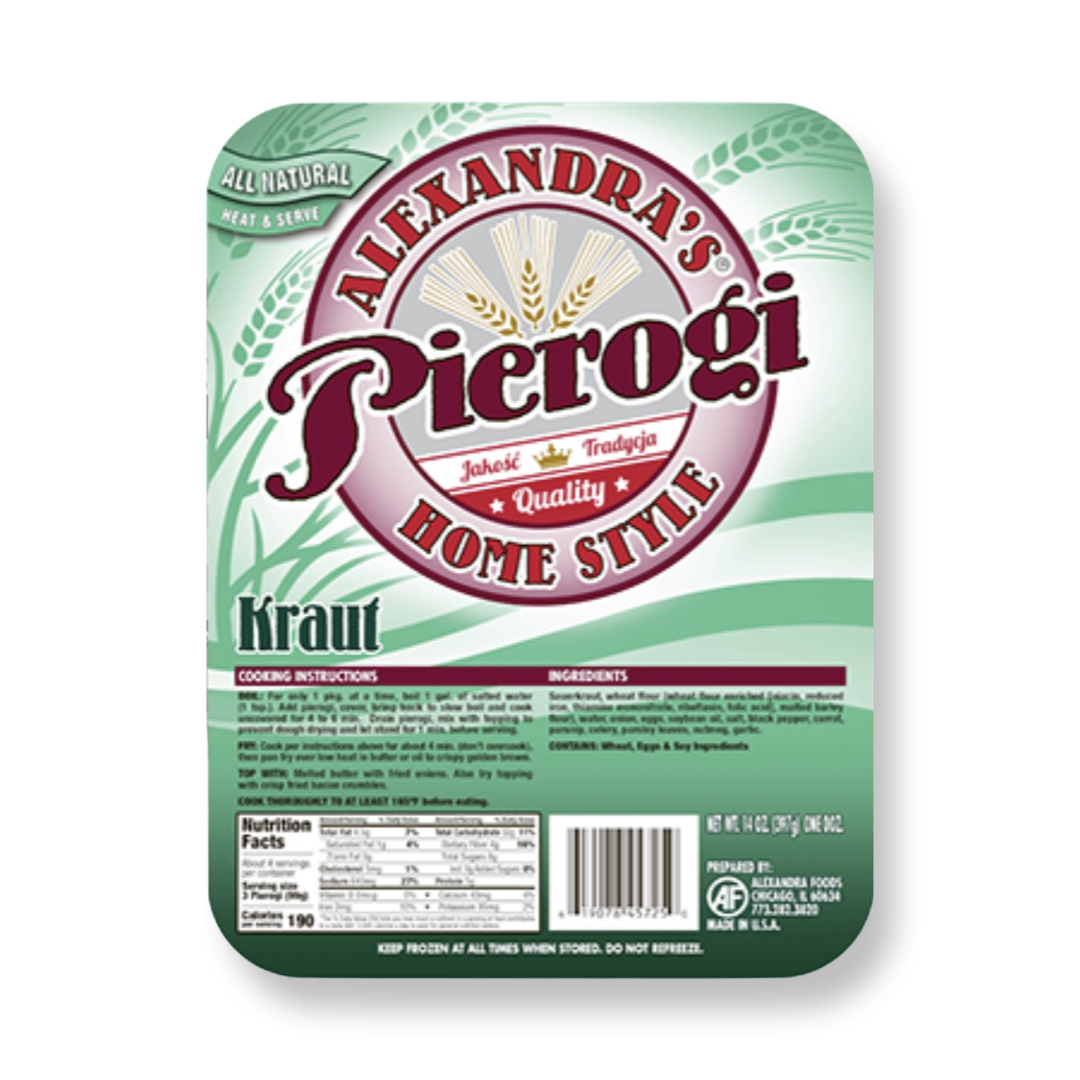 Pierogi z Kapusta , Pierogi with Kraut