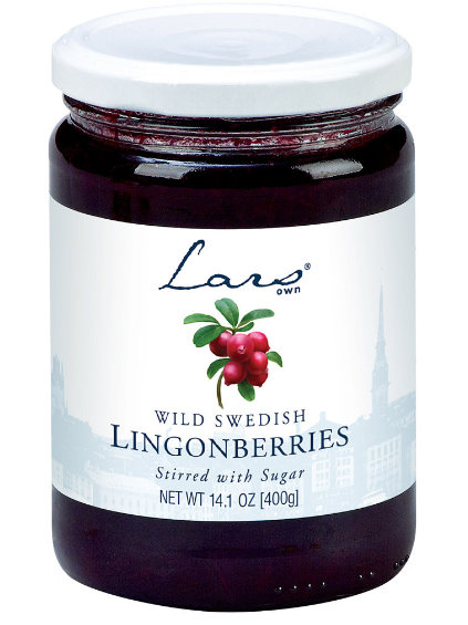 Lars Own Wild Swedish Lingonberries Jar