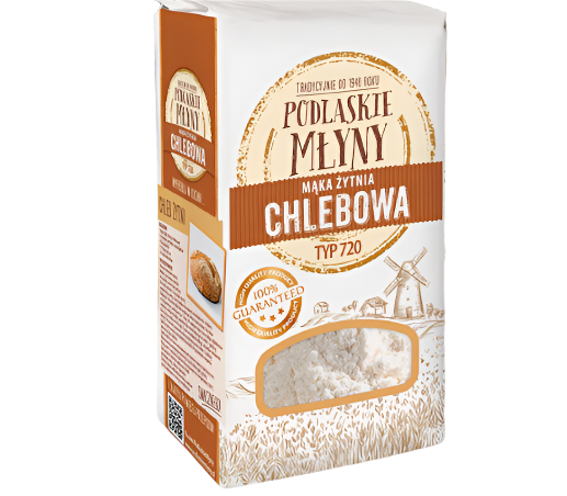 MAKA ZYTNIA CHLEBOWA, RYE BREAD FLOUR, 900G, PODLASKIE MLYNY
