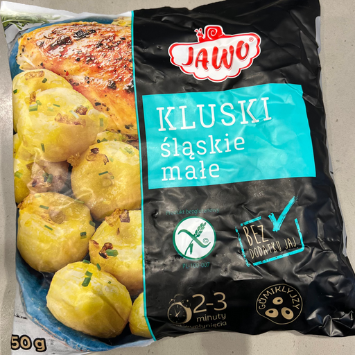 Packaged food with a visible brand logo on a neutral background