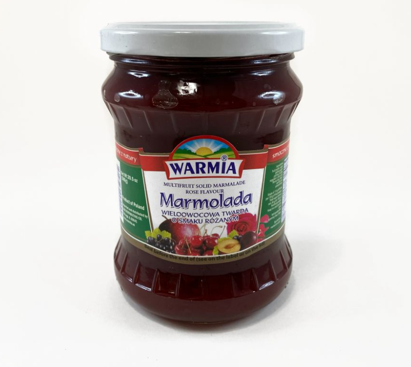 MARMOLADA ROZANA, MARMALADE ROSE FLAVOR,380G