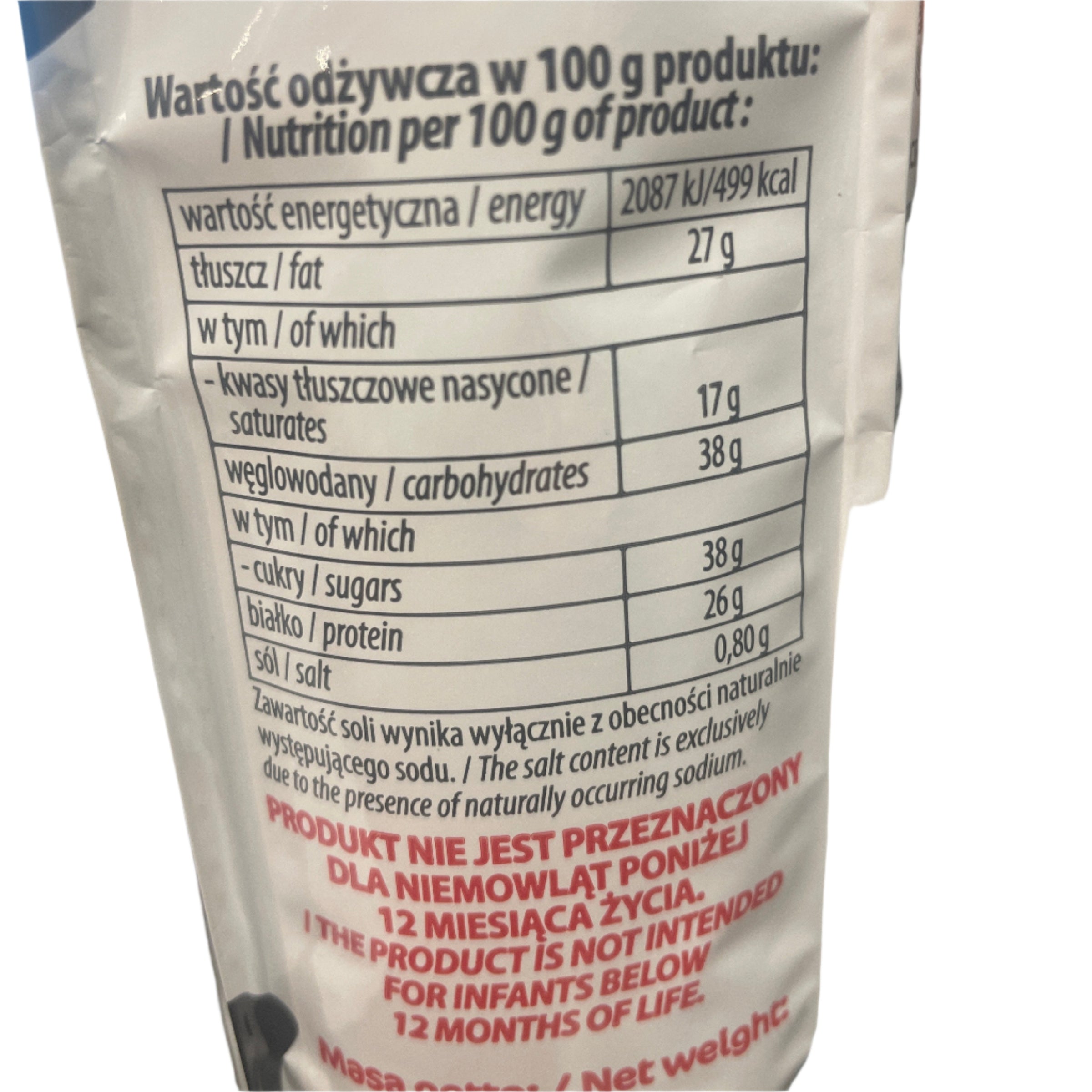 MLEKO LACIATE W PROSZKU PELNE 27%, 500G