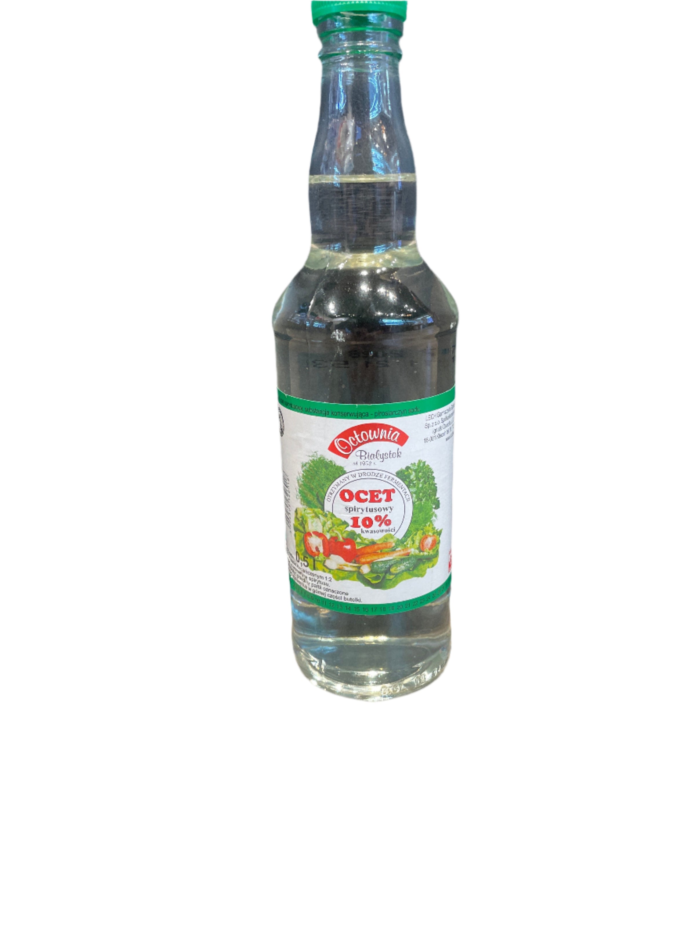 OCET 10%, 500ML GLASS, VINEGAR, BIALYSTOK