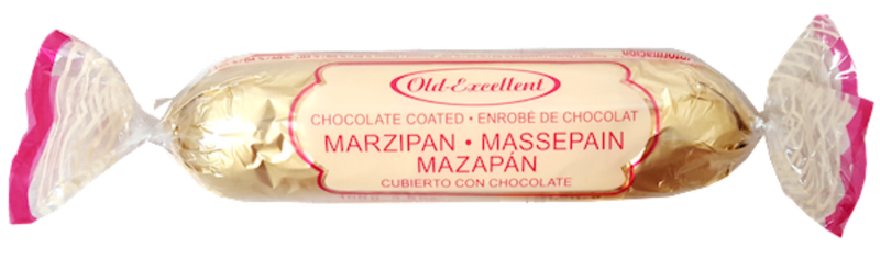 OLD EXCELLENT Chocolate Coated Marzipan Bar, Germany, 100g