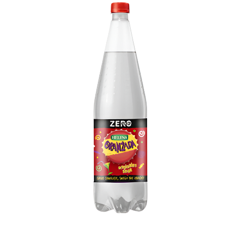 ORANZADA HELLENA BIALA ZERO BEZ CUKRU 1.25 L,CLEAR CARBONATED DRINK ,SUGAR FREE