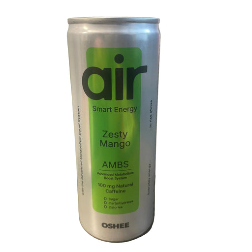 Oshie air freshener can on a wooden surface