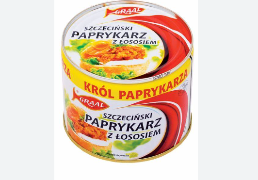 PAPRYKARZ SZCZECINSKI Z LOSOSIEM, FISH SPREAD WITH SALMON,330G