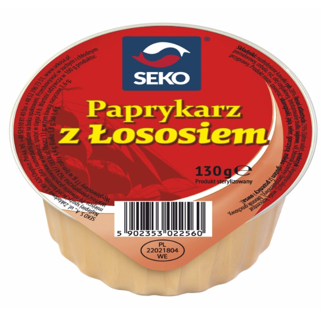 PAPRYKARZ Z LOSOSIEM,SALMON PATE, SEKO