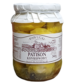 PATISON KONSERWOWY,MARINATED PATISSONS,PAWLICKI,720ML
