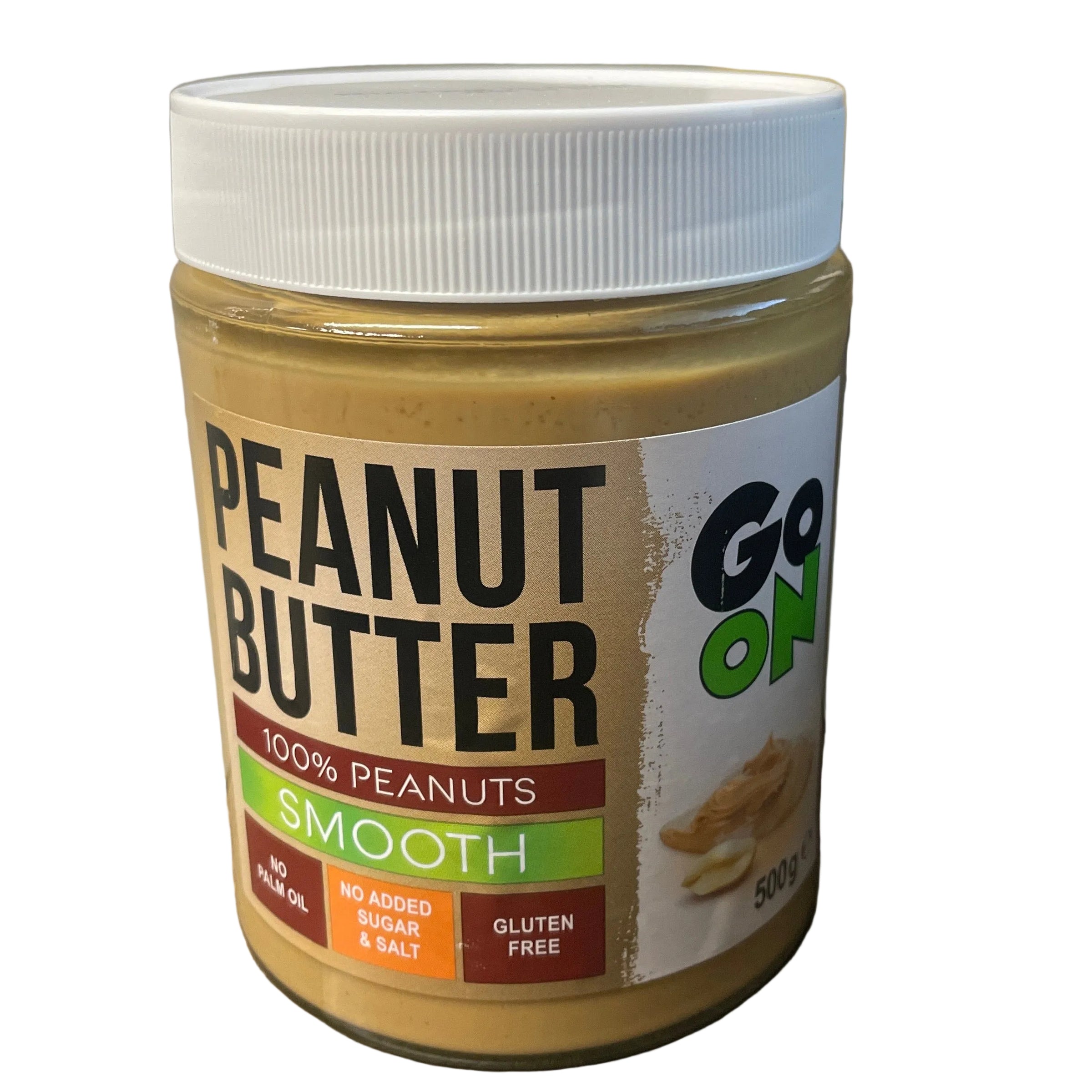 PEANUT BUTTER, 100% PEANUTS,SMOOTH, GLUTEN FREE, 500G
