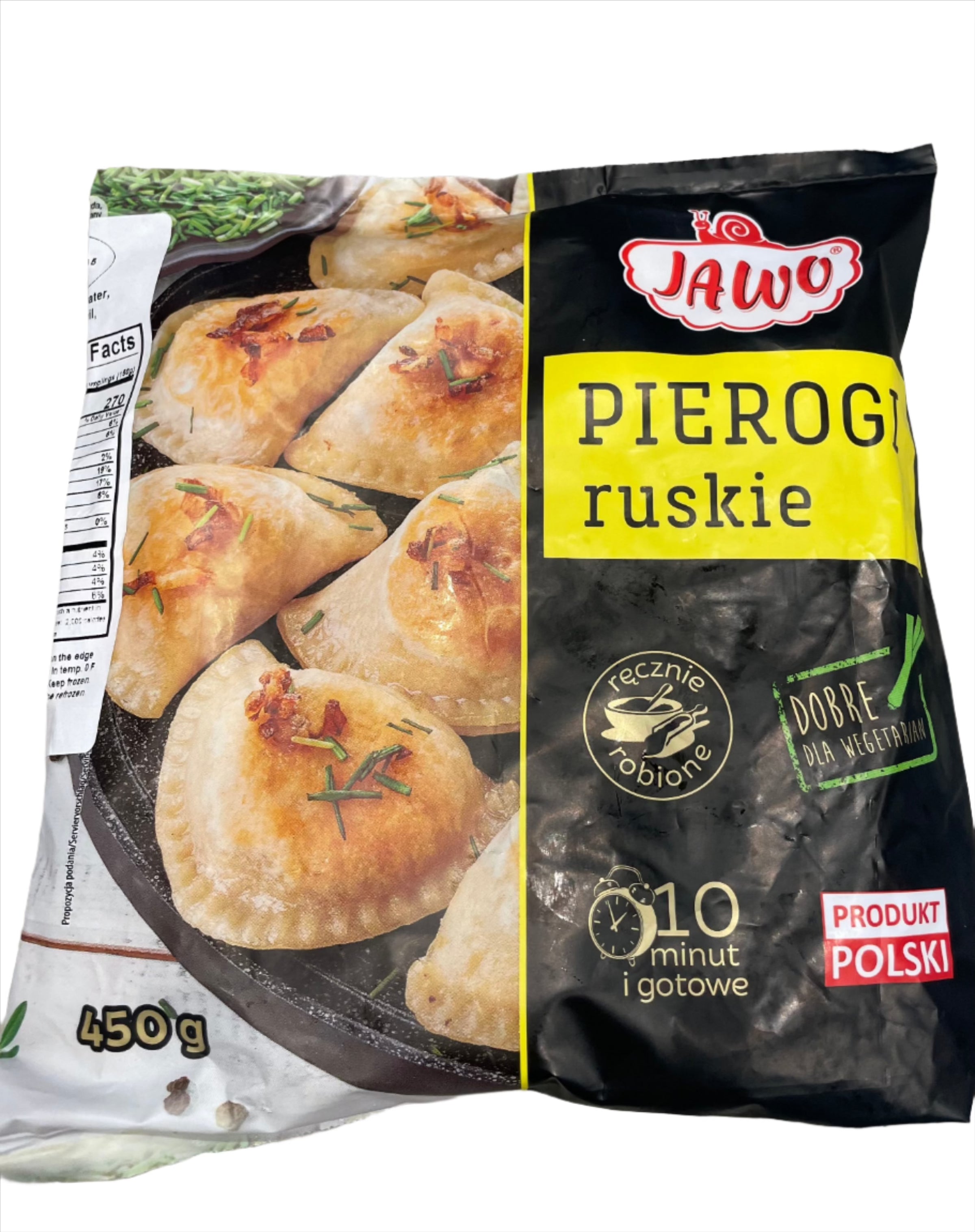 PIEROGI MADE IN POLAND "ruskie" Z SEREM I ZIEMNIAKAMI,POLISH DUMPLINGS WITH COTTAGE CHEESE & POTATOS, JAWO