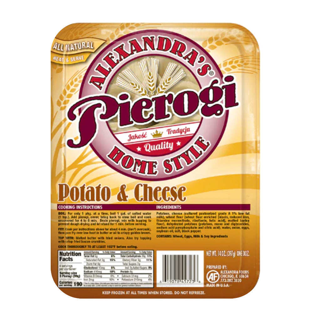 Pierogi z ziemniakami i serem, Potato & Cheese Pierogi