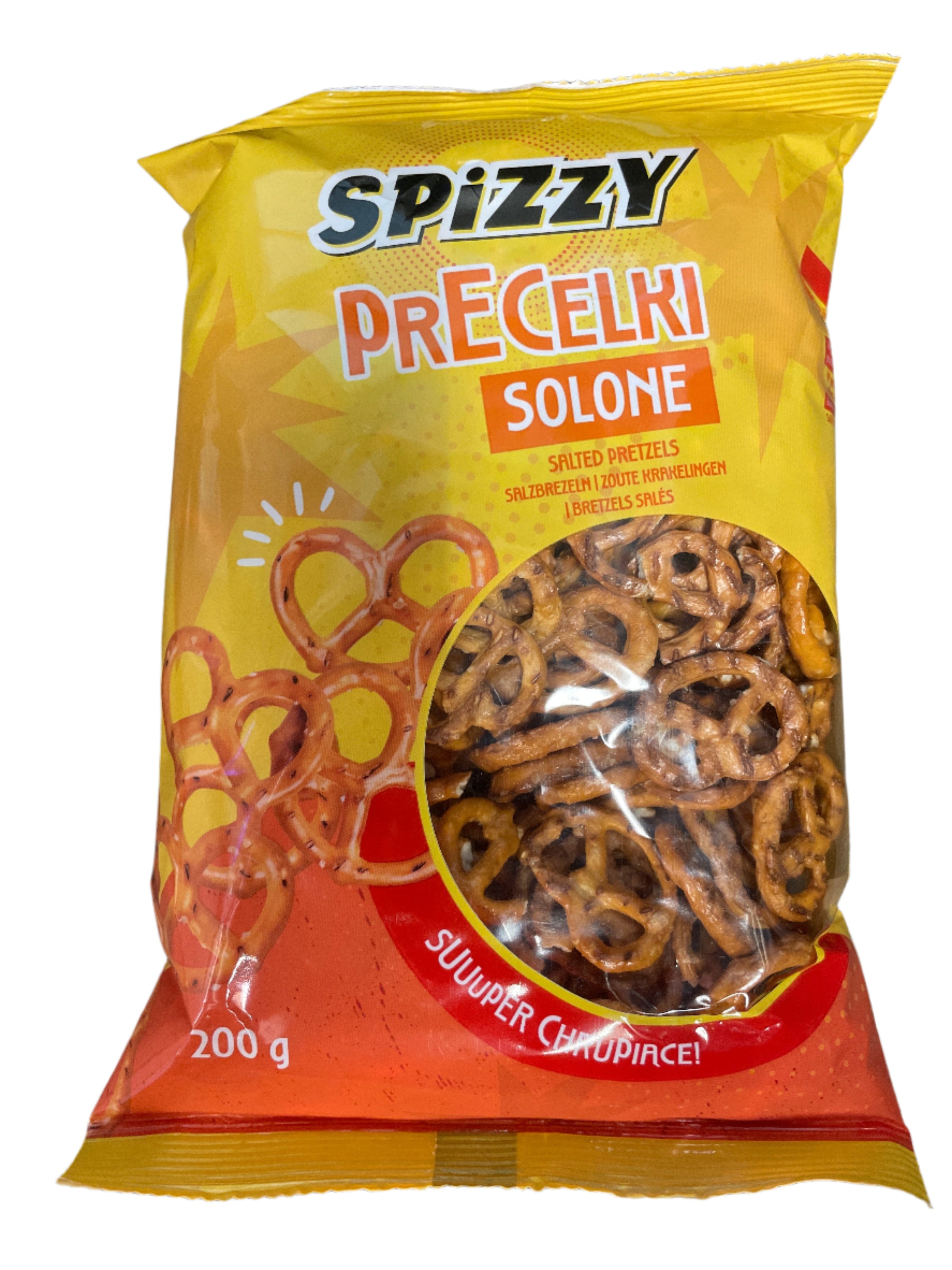 PRECELKI SOLONE,SALTED PRETZELS, SPIZZY, 200G