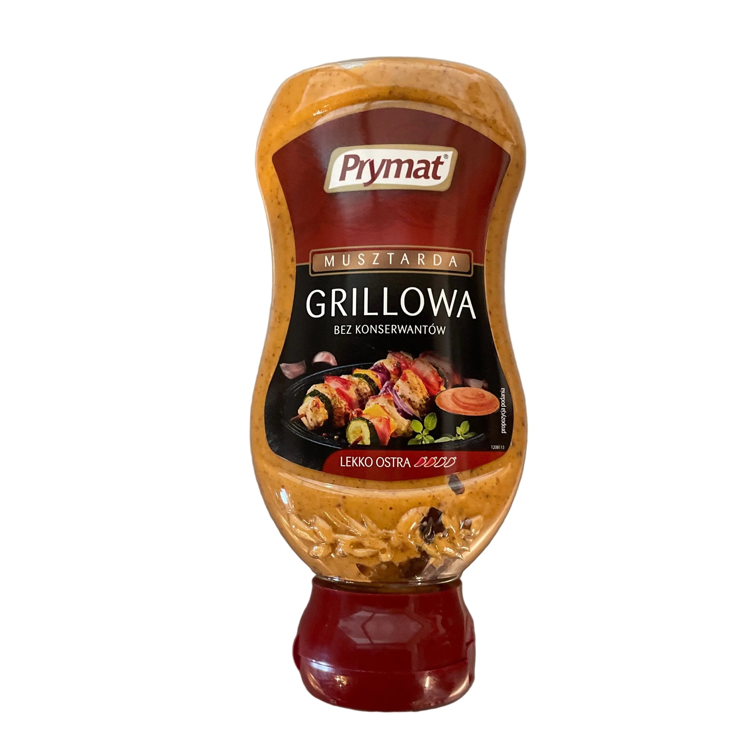 PRYMAT GRILLOWA MUSZTARDA LEKKO OSTRA ,MUSTARD 300g