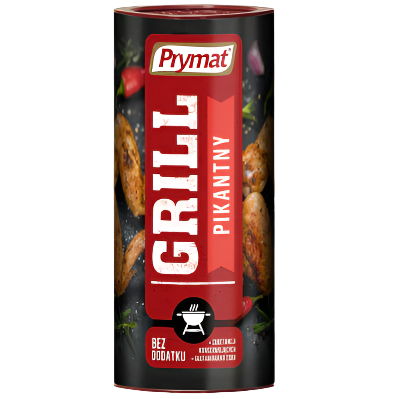 PRYMAT HOT BARBECUE SEASONING, PRZYPRAWA DO GRILA PIKANTNA, 80G