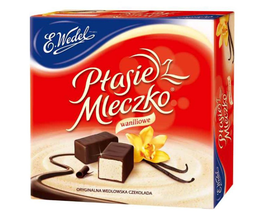 PTASIE MLECZKO CHOCOLATE CANDIES WITH VANILLA MARSHMALLOW FILING 340G