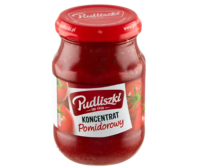 PUDLISZKI TOMATO CONCENTRATE, KONCENTRAT POMIDOROWY, 190G