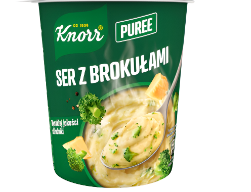 PUREE Z SEREM I BROKULAMI,KUBEK,SOUP,KNORR