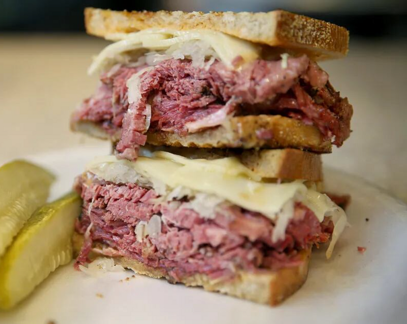 E3 Half and Half Reuben Hot Sandwich