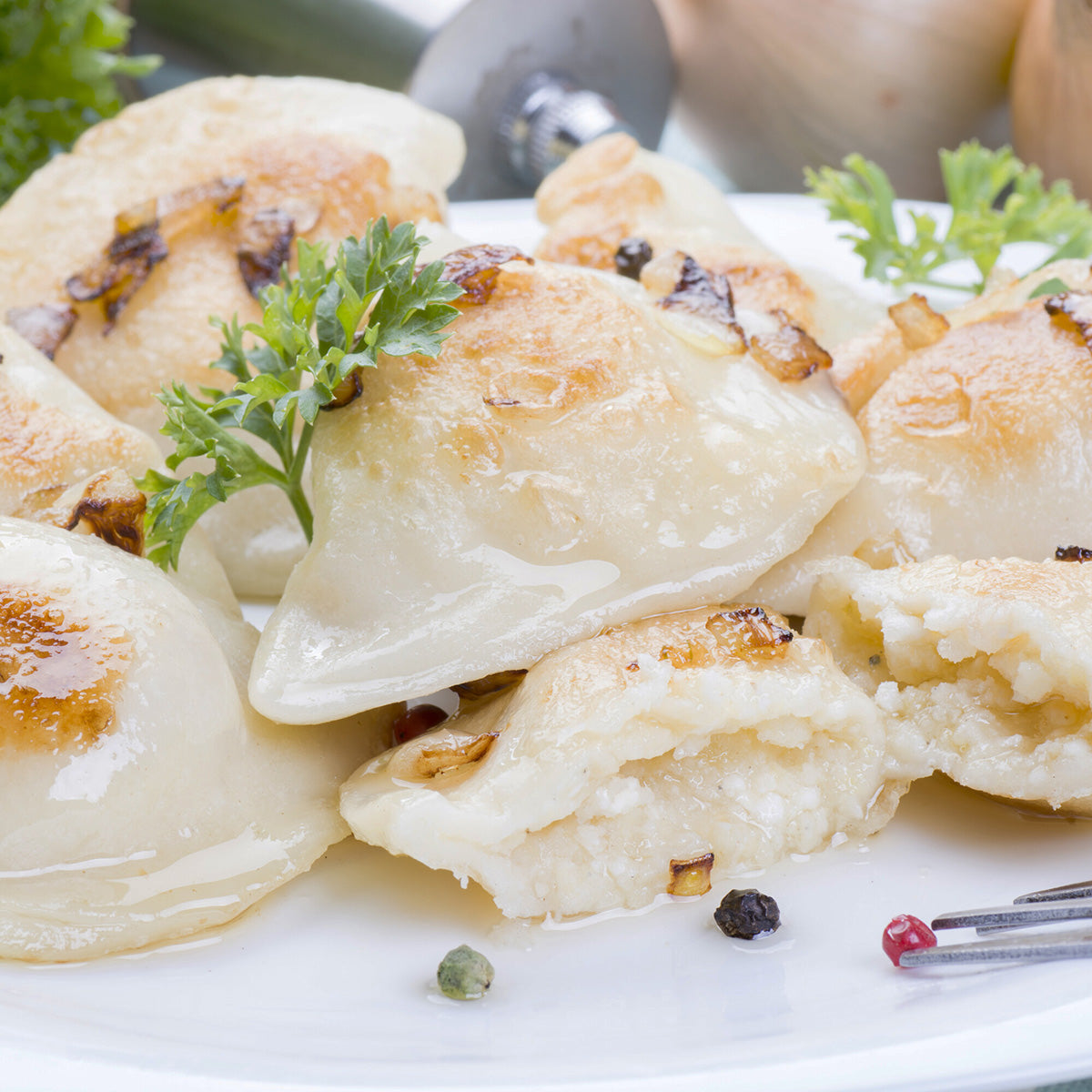 Pierogi z ziemniakami i serem, Potato & Cheese Pierogi
