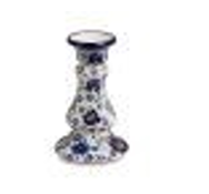 Polish pottery,Boleslawiec, SWIECZNIK, CANDLESTICK,FANABERIA PATTERN