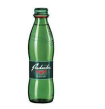 A green glass bottle labeled 'RADENSKA MINERAL WATER' with a red cap.