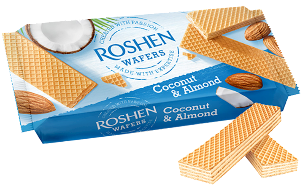 ROSHEN Wafers Coconut & Almond Cream