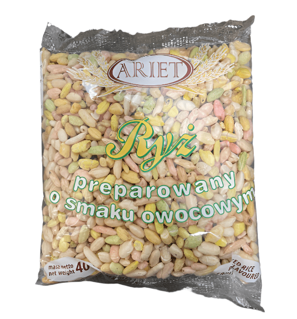 Properowany Ryz RYZ PREPAROWANY OWOCOWY KOLOROWY, PUFFED RICE — European Food and Gifts