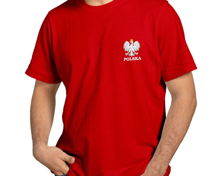 Tshirt Poland,RED,polish eagle, POLSKA, koszulka,100%cotton,men