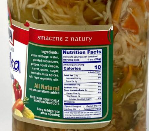 SALATKA DOMOWA,HOME MADE SALAD,870G,WARMIA