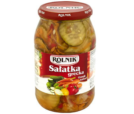 SALATKA GRECKA, GREEK SALAD, ROLNIK, 900ML