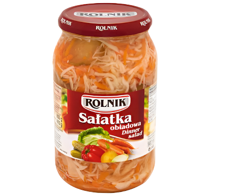 SALATKA OBIADOWA, DINNER SALAD, ROLNIK, 900ML