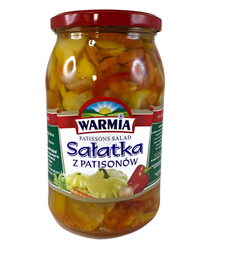 SALATKA Z PATISONOW,PATISSONS SALAD,880G,WARMIA