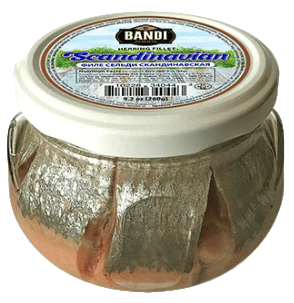 Jar of Bandi Scundinatura with a decorative label