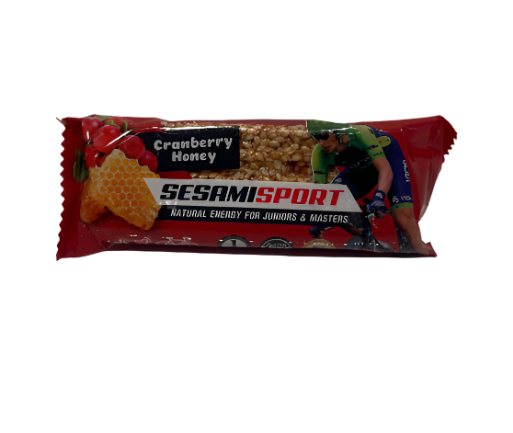 SEZAMKI SESAMISPORT Z ZURAWINA, SESAME CRANBERRY,35G