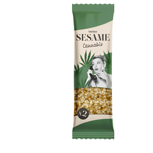 SEZAMKI TWINS WITH HEMP, SESAME CANNABIS 75G