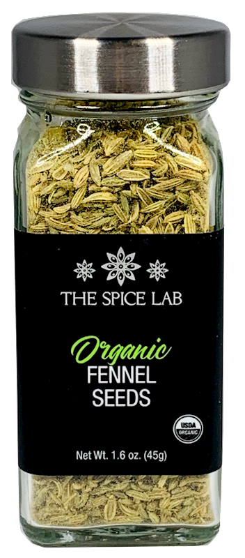 ORGANIC FENNEL SEEDS, 1.6OZ