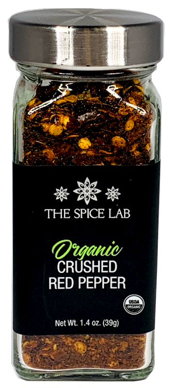 ORGANIC CRUSHED RED PEPPERS, 1.4OZ
