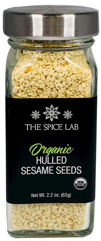 ORGANIC HULLED SESAME SEEDS, 2.2OZ