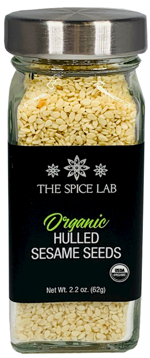 ORGANIC HULLED SESAME SEEDS, 2.2OZ
