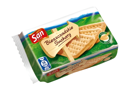 SUCHARY BIESZCZADZKIE, RUSK BISCUITS, SAN,90G