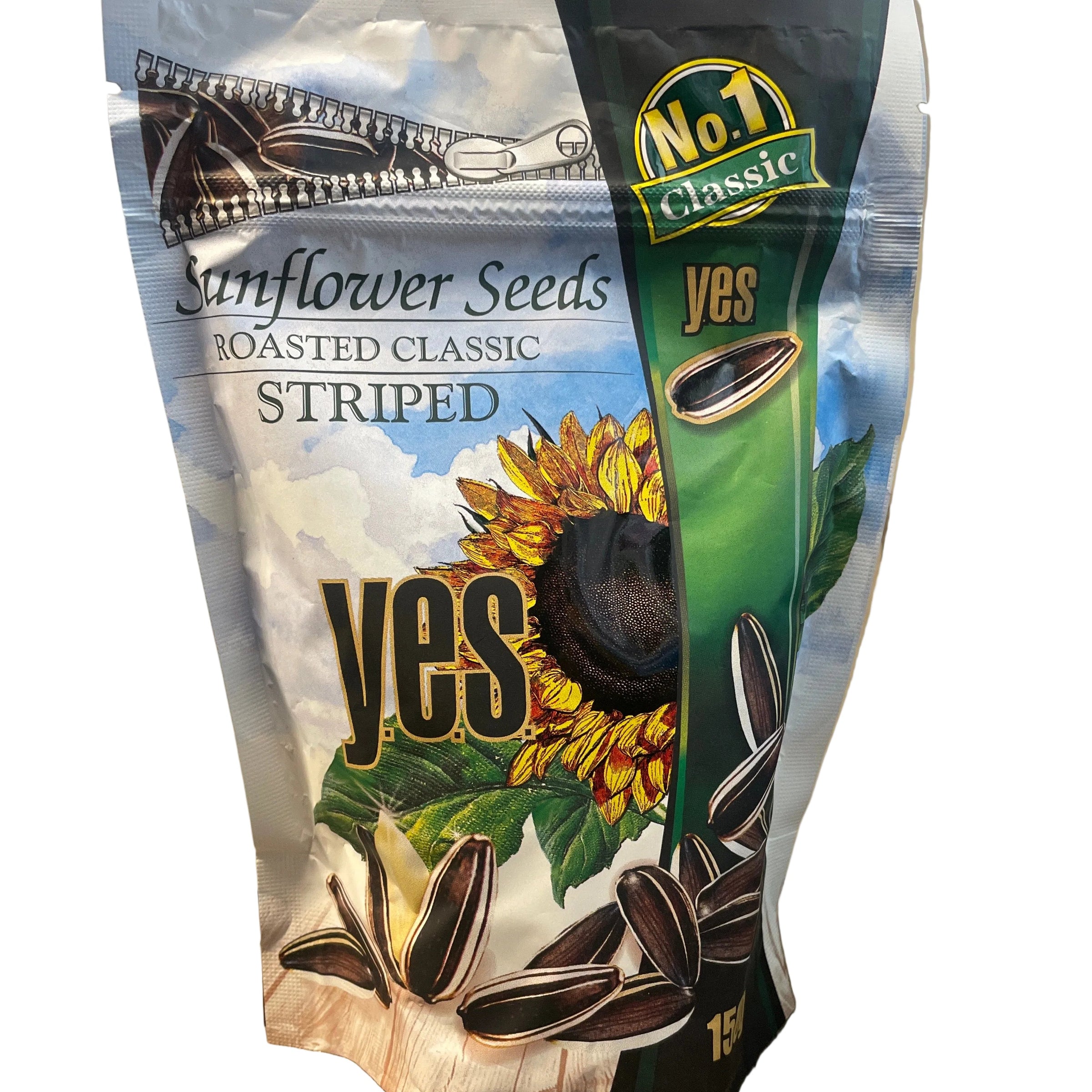 SUNFLOWER SEEDS ROASTED CLASSIC, STRIPED, 150G