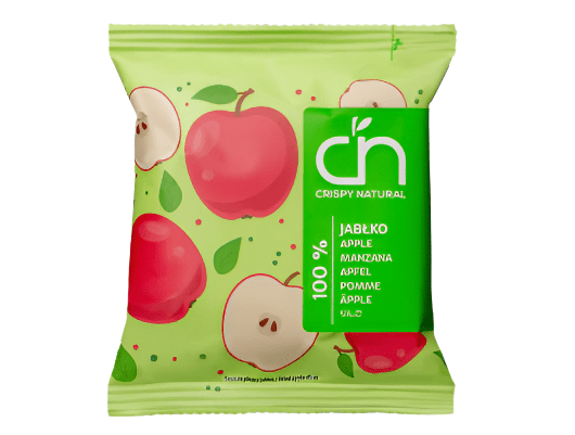 DRIED APPLE SLICES, CRISPY NATURAL 0.63oz(18g), SUSZONE PLASTRYNJABLEK.