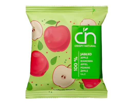 G11 DRIED APPLE SLICES, CRISPY NATURAL 0.63oz(18g), SUSZONE PLASTRYNJABLEK.