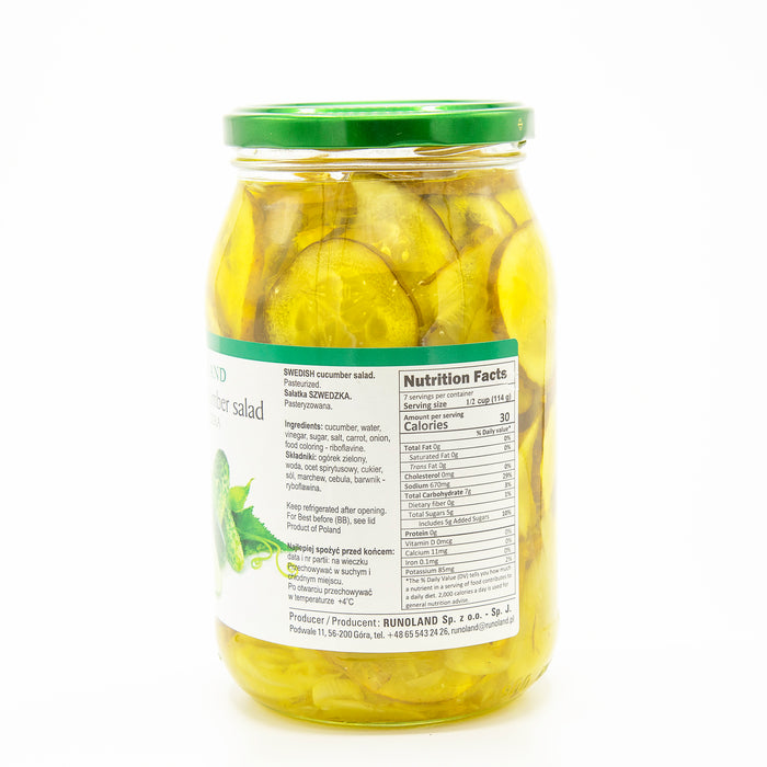 Salatka szwedzka, Swedish cucumber salad, Runoland