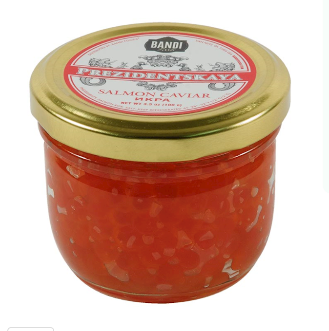 Salmon Caviar Presidenskaya "Bandi" 100g