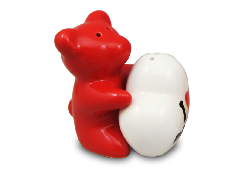 Salt and Pepper Shaker Teddy Bear Poland,solniczko - pieprzniczka