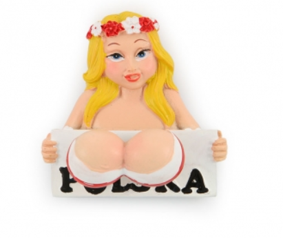Magnet Poland bikini bust