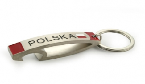 The keychain opener is bent Polska