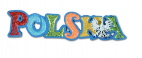 Glitter magnet Poland POLSKA